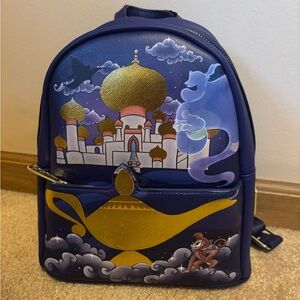 Disney Loungefly Princess Jasmine Aladdin Palace Mini Backpack
